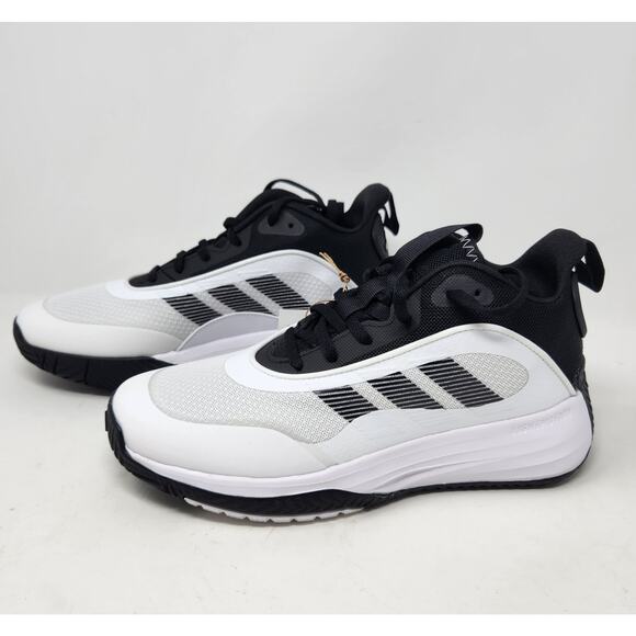 Adidas Own The Game 3.0 Mens 8 Cloud White Core Black Basketball Shoe IF4565 main image 5
